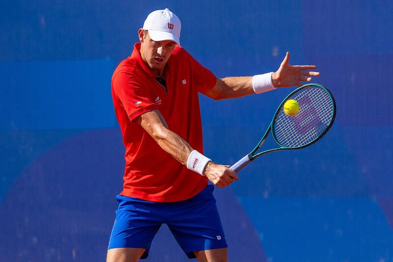 volvió a la acción en el ATP 250 de Chengdu en China.