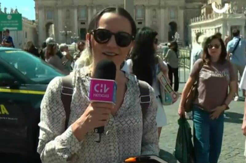 se encontró con una seguidora en Roma. Créditos: Contigo en la Mañana.