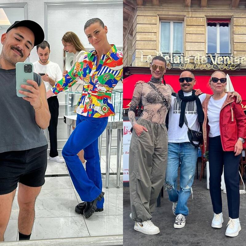 Tonka Tomicic en sus vacaciones en París. Foto: Instagram.