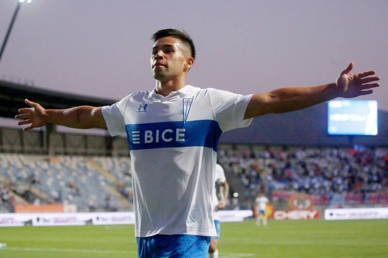 Alexander Aravena es el tercer Sub 21 con más minutos en Primera División 2023. Foto: Agencia Aton.