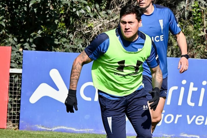 Nicolás Castillo es uno de los cinco refuerzos que tiene la UC para 2024. Foto: Cruzados.