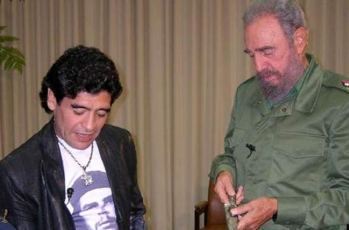 Unidos hasta la muerte: Al igual que Maradona, Fidel Castro partió también un 25 de noviembre