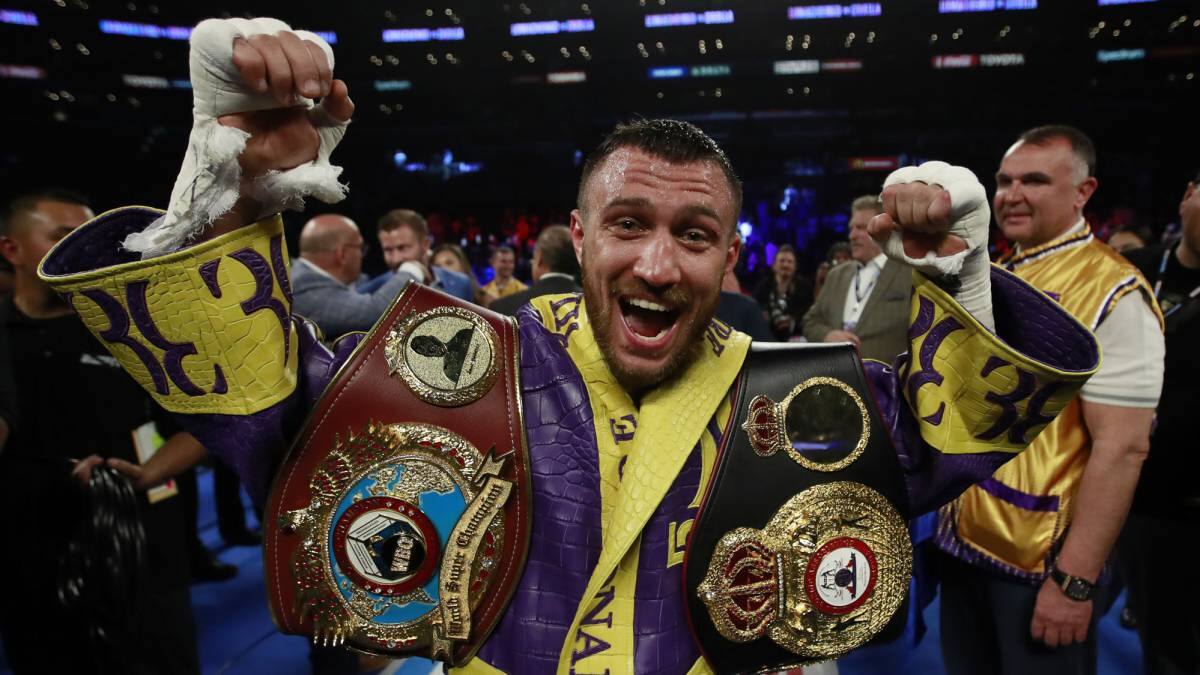 Vasiliy Lomachenko y sus excéntricos entrenamientos antes de enfrentar a Teófimo López