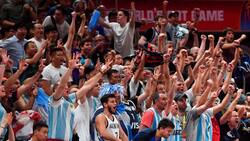 El carnaval que armaron los argentinos tras llegar a la final del Mundial de Básquetbol
