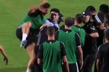 La jugarreta de Cristiano Ronaldo con un guardia de seguridad