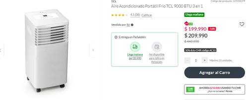 Este es el aire aocndicionado en oferta.