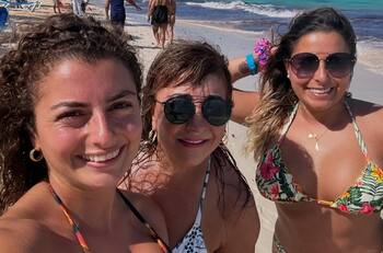 Las espectaculares vacaciones de Helhue Sukni junto a sus hijas