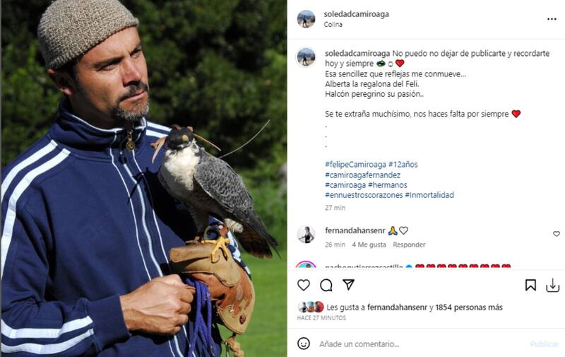 Soledad Camiroaga recuerda a su hermano, Felipe Camiroaga