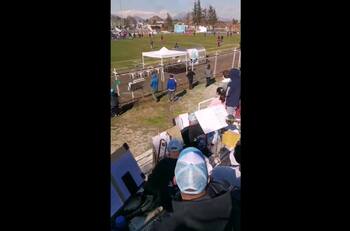 VIDEO | Para la risa: Bandita de Magallanes comenzó tocar la canción de "Rocky" mientras sus jugadores peleaban