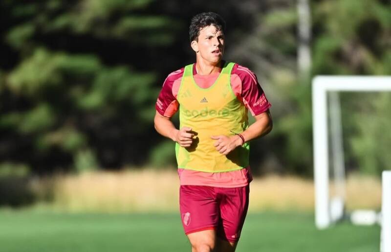 , delantero chileno de River Plate. Foto: @RiverPlate.
