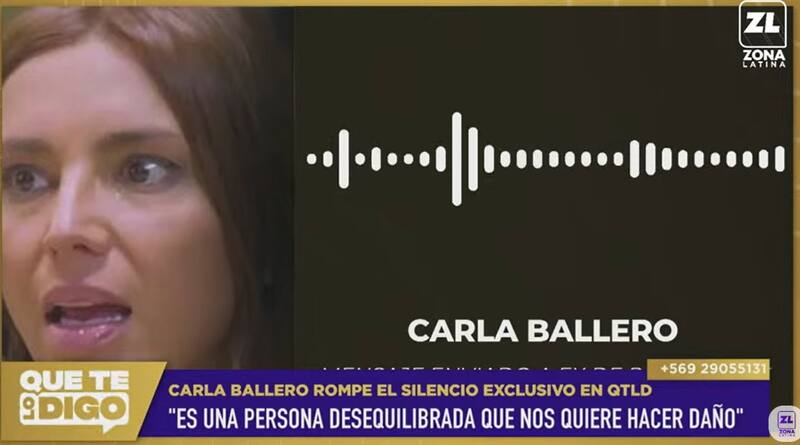 La ex Morandé con Compañía envió un audio a Que te lo Digo. Créditos: Captura Zona Latina