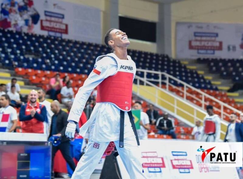 celebrando su paso a París 2024. Créditos: Unión Panamericana de Taekwomdo (PATU)
