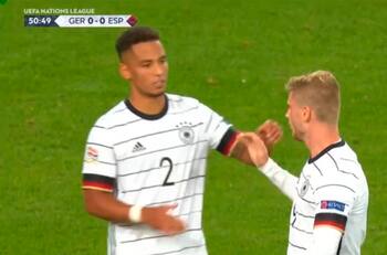 ¡Gol de Alemania! Timo Werner puso el gol de la ventaja ante España