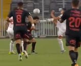 VIDEO | ¡Le cortó el rostro! La durísima entrada que recibió Lautaro Pastrán en su debut en Colo Colo