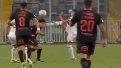 VIDEO | ¡Le cortó el rostro! La durísima entrada que recibió Lautaro Pastrán en su debut en Colo Colo