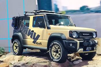 ¿Qué te parece este Suzuki Jimny pensado para una aventura en el desierto?