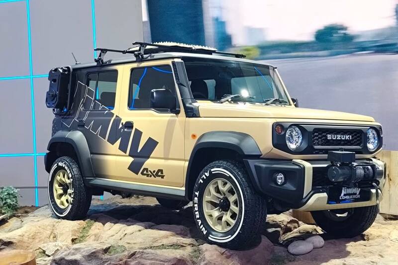 El Suzuki Jimny Conqueror Concept se presentó en el Salón de India