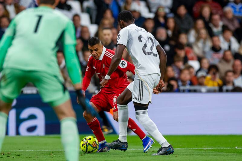 Contra Real Madrid por La Liga de España. Foto: EFE