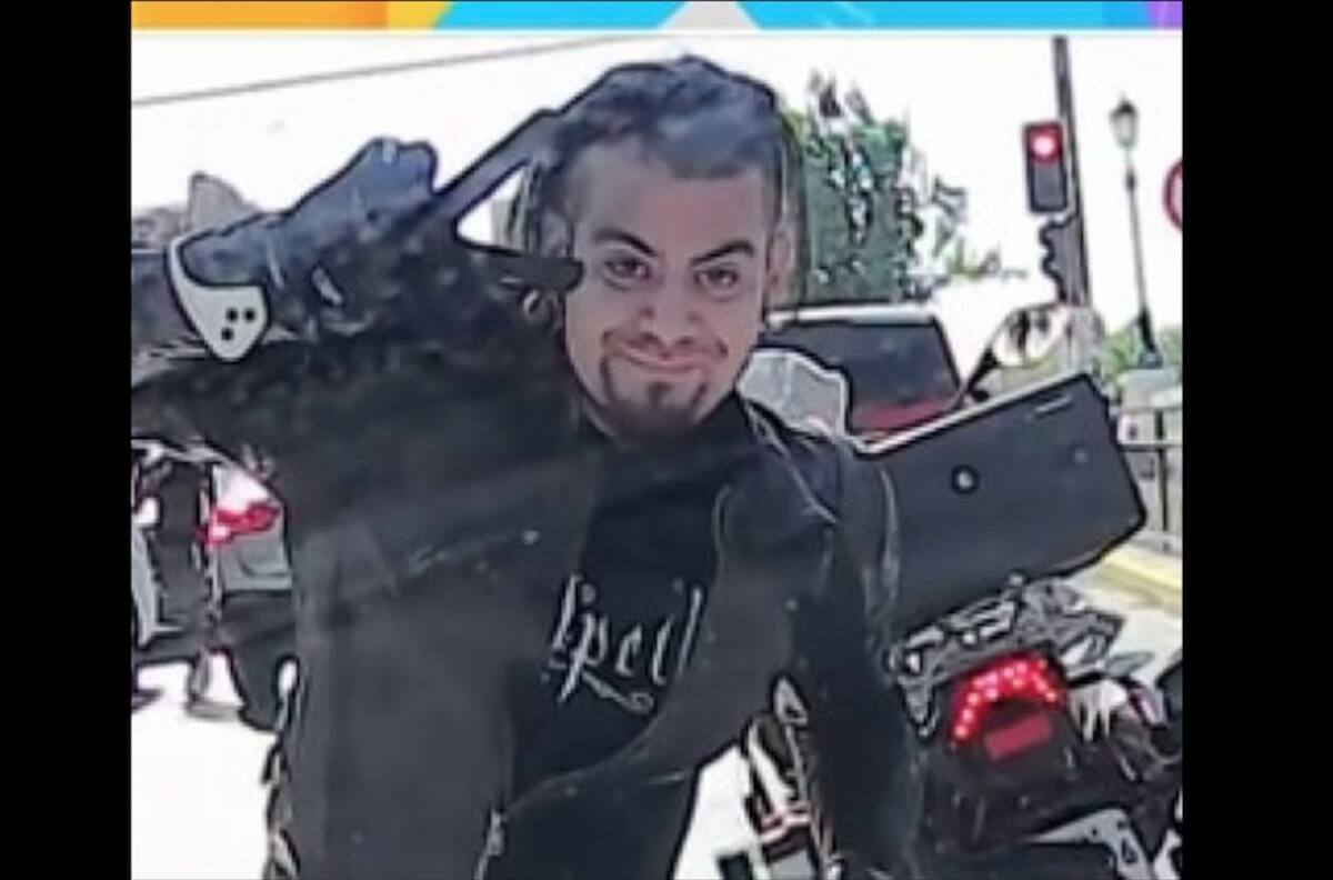 Arraigo nacional y sin poder acercarse a la víctima: formalizan a motociclista que atacó vehículo con una cadena