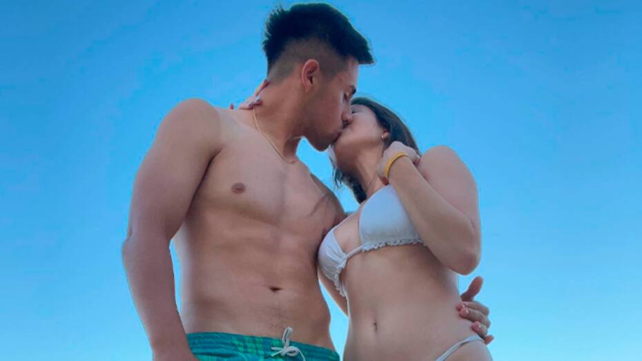 Jael de la Paz, pareja del futbolista Alexander Aravena.