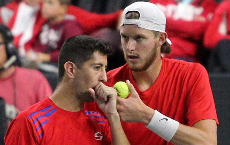 Hizo muy buena dupla en Copa Davis con Nicolás Jarry. Foto: Agencia Aton