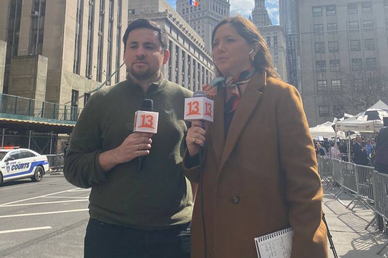 Despacho de Mónica Pérez desde Estados Unidos/ Canal 13