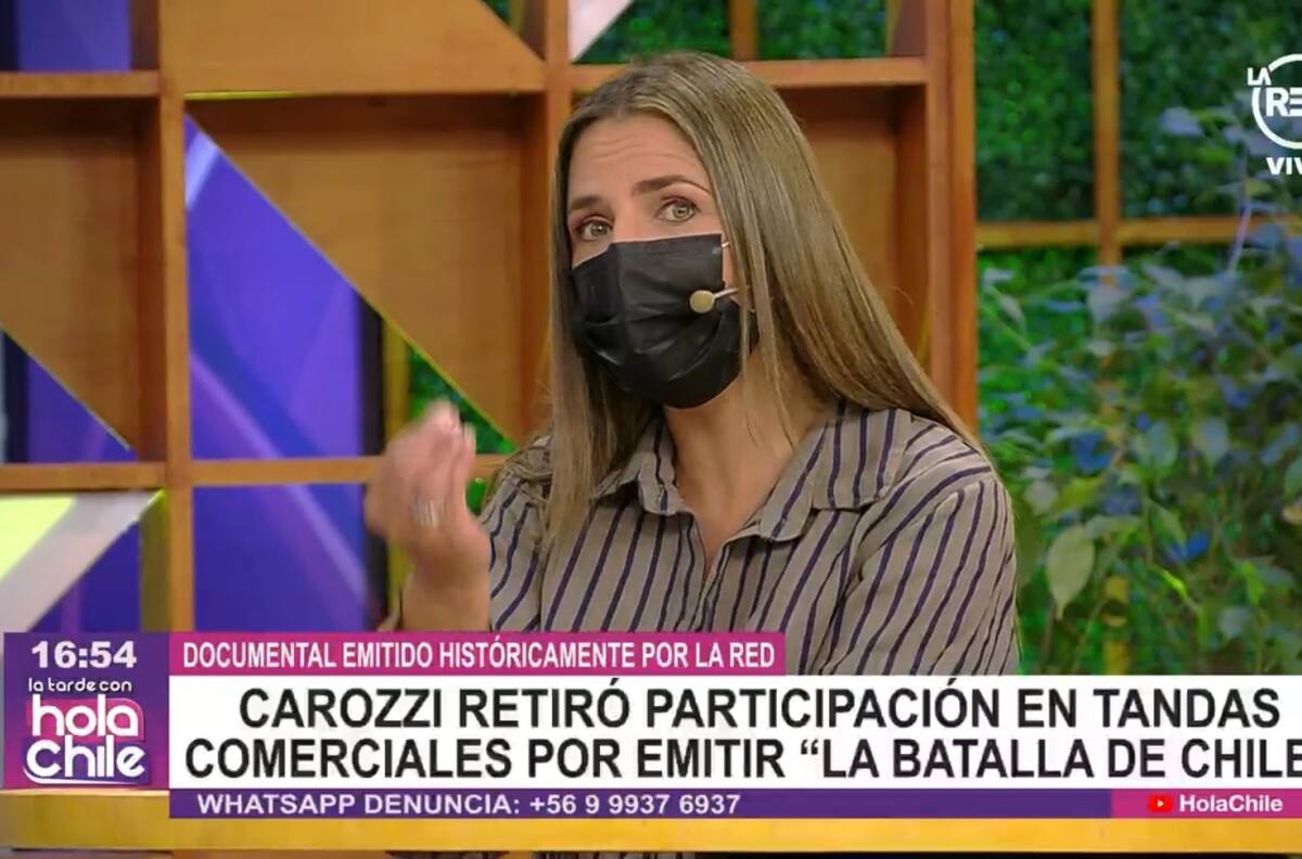 Sigue la polémica: Julia Vial entregó detalles de la disputa entre La Red y Carozzi por "La Batalla de Chile"