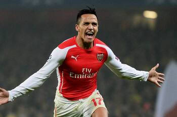 Ocho años después: igualan notable récord de Alexis en el Arsenal