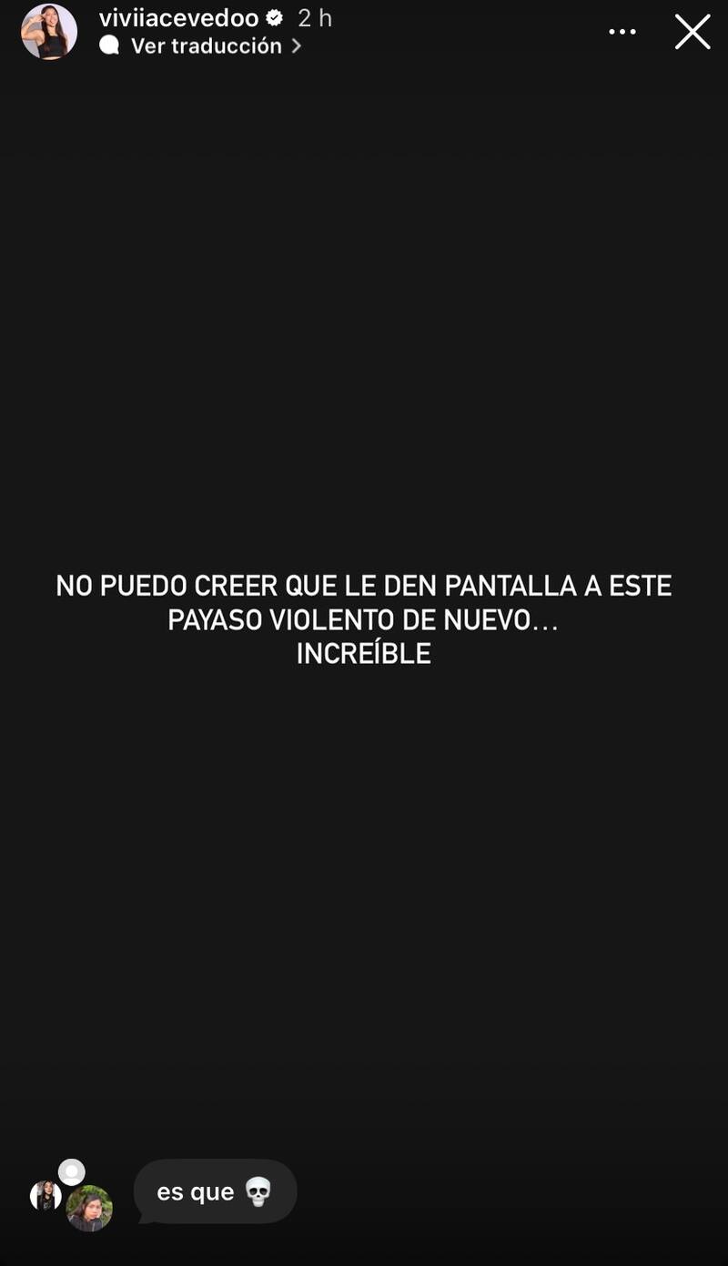 Viviana Acevedo se fue en picada contra Sebastián Ramírez.