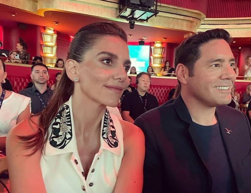 María Luisa Godoy y Pancho Saavedra en la Semana de la Música Latina. Foto: Instagram.