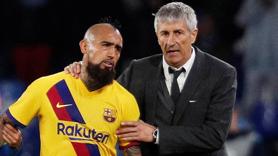 Arturo Vidal se convirtió en un jugador clave de Setién en el Barcelona
