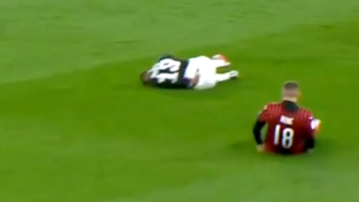 ¿Qué pasó con el distanciamiento? Rebic fue expulsado por brutal patada a Danilo