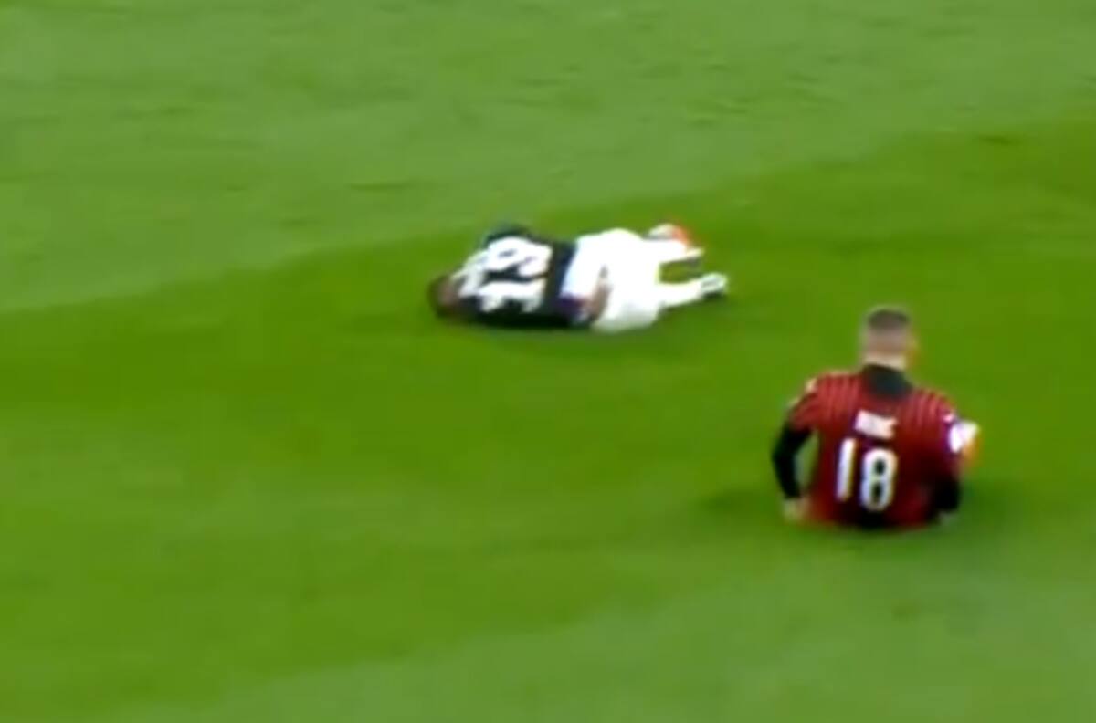 ¿Qué pasó con el distanciamiento? Rebic fue expulsado por brutal patada a Danilo