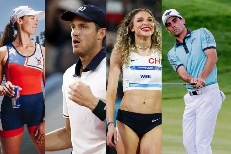 Juegos Olímpicos: Antonia Abraham, Nicolás Jarry, Martina Weil y Joaquín Niemann, deportistas del Team Chile en París 2024