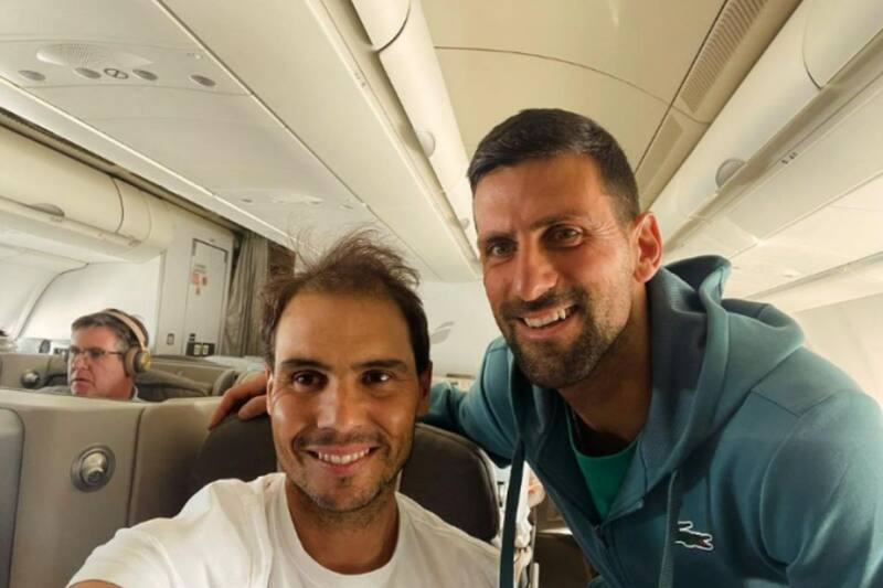 viajaron en el mismo avión a Estados Unidos. Foto: Instagram @djokernole