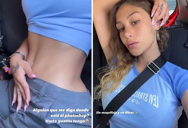La influencer descartó corregir sus fotos y videos. Créditos: Instagram