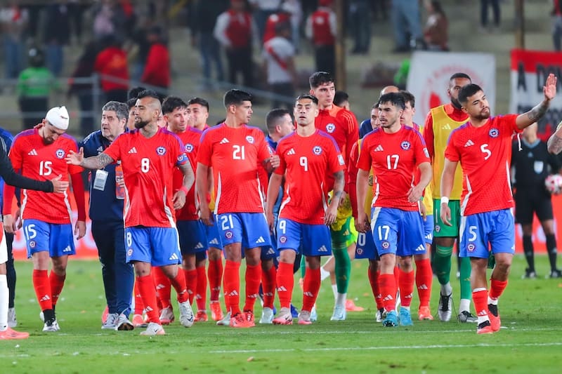 La Selección Chilena en Eliminatorias Sudamericanas. Foto: Agencia Aton.
