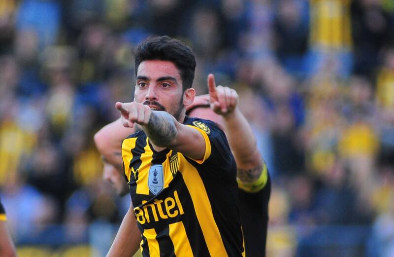 en su etapa en Peñarol.