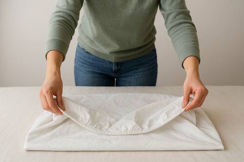 Cómo doblar una sábana con elástico fácil y rápido: el truco definitivo para mantener tu clóset ordenado