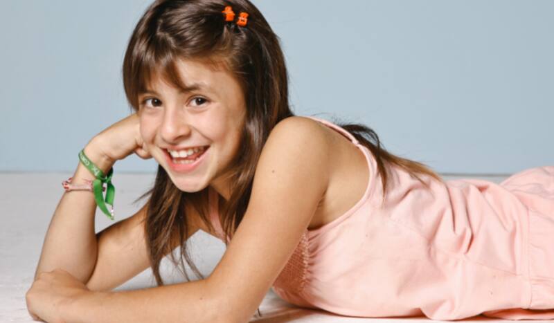 Teresita Commentz y su personaje en "Pobre Rico".