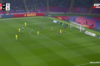 VIDEO | Para reírse: el insólito gol que encaminó la victoria del Villareal sobre el Barcelona