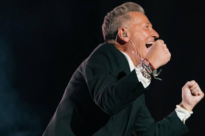 Ricardo Montaner durante el "Te echo de menos tour".