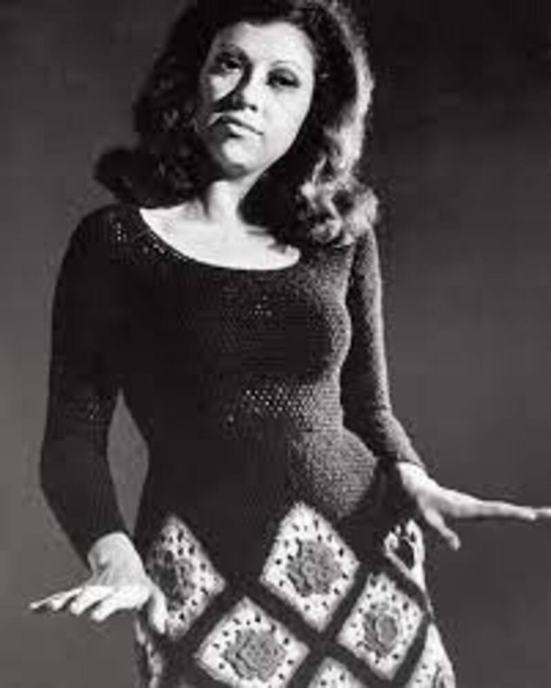 Paty Maldonado en su juventud