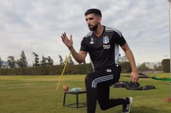 VIDEO| Antes de lo esperado: Emiliano Amor muestra su rápida recuperación para volver a Colo Colo