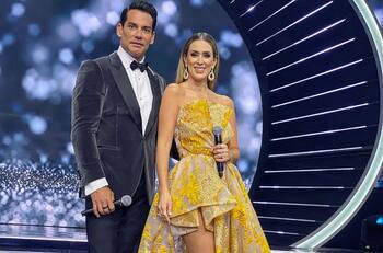 “Qué orgullo más grande”: Angélica Castro mostró su emoción al ver a su esposo, Cristián de la Fuente, animando el Miss Universo 2021