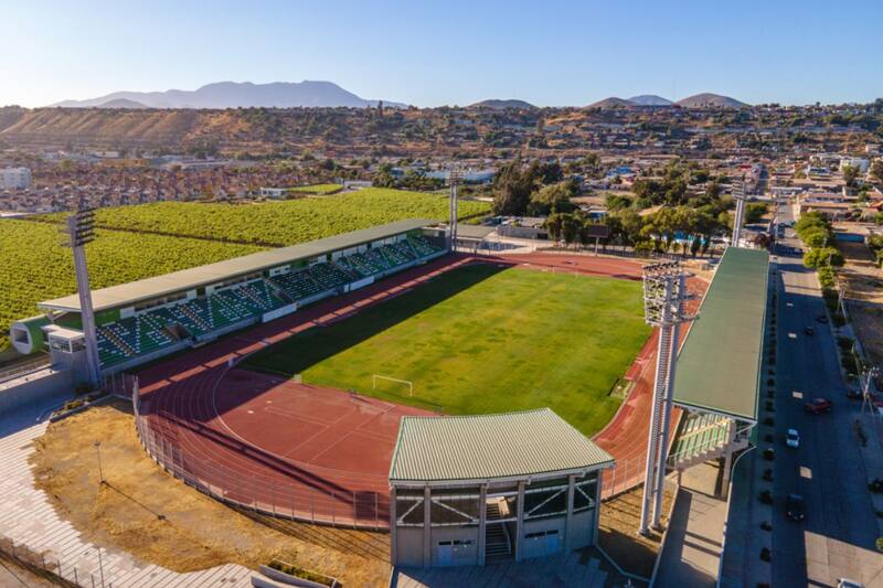 El hermoso Estadio Diaguita de Ovalle que en 2024 debutará en el profesionalismo.