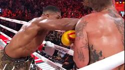 VIDEO | ¡Lo mandó al hospital! Así fue el espectacular nocaut de Anthony Joshua a Jake Paul