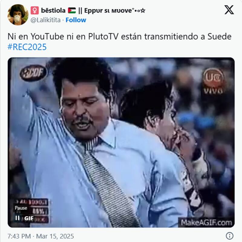 que el show de la banda británica en REC 2025 no fuera transmitida por streaming.