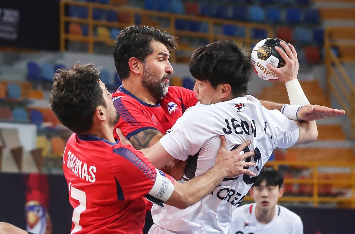 La selección de balonmano comenzó la Copa Presidente con un claro triunfo sobre Corea del Sur