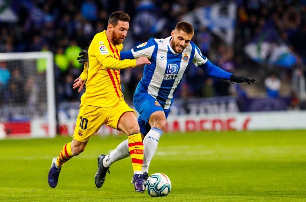 Los goles del ajustado empate entre el Barcelona y Espanyol por LaLiga de España